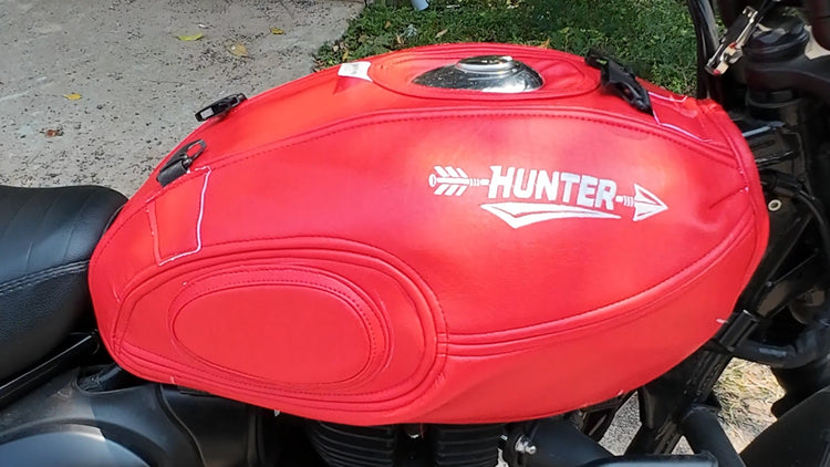 Hunter 350 leather Tank Cover