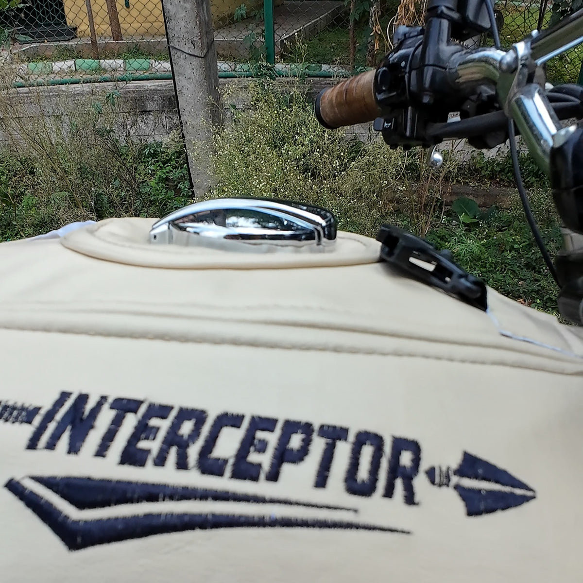 Interceptor 650 Leather Tank cover